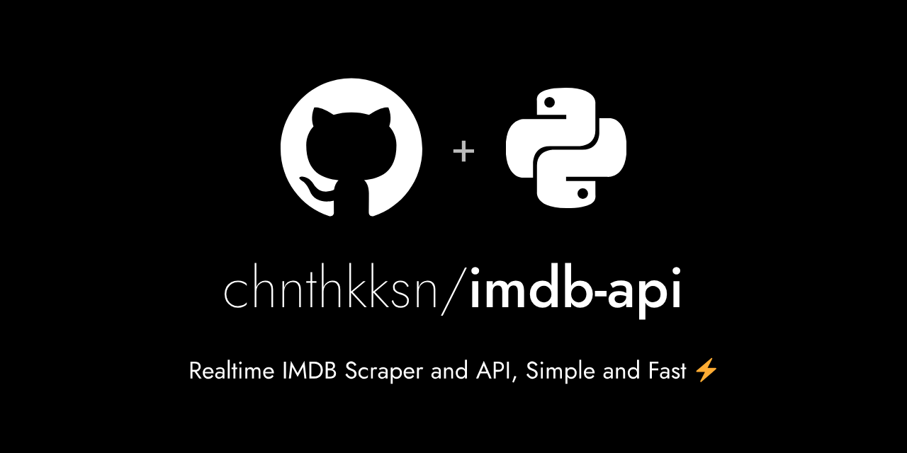 IMDb API (Scraper)